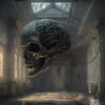 Darling, there is a big flying Skull in our Hallway