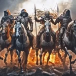 The Lamb of God opens the first Four of the seven Seals