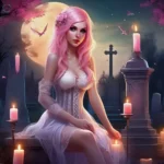 A colorful Evening on my favorite Gravestone