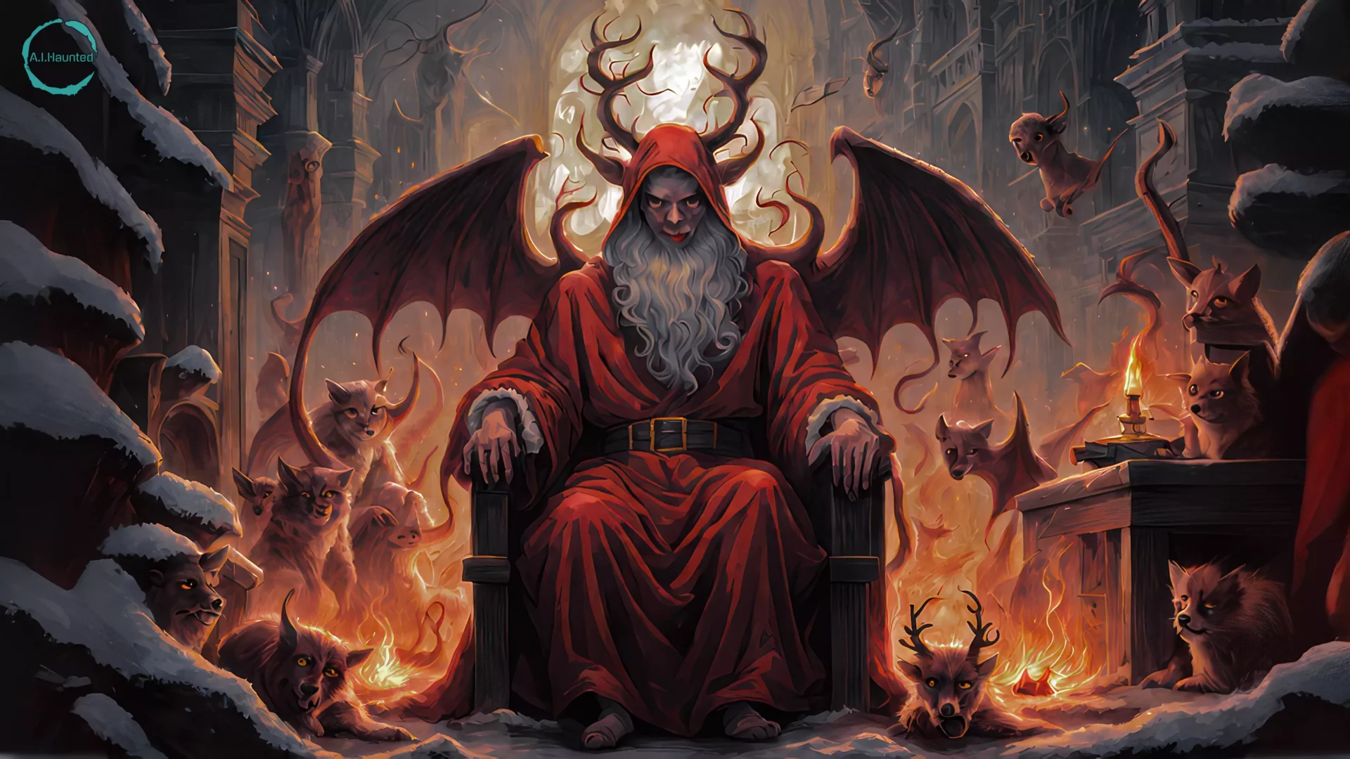 Finally meet Santa and his twisted Pets