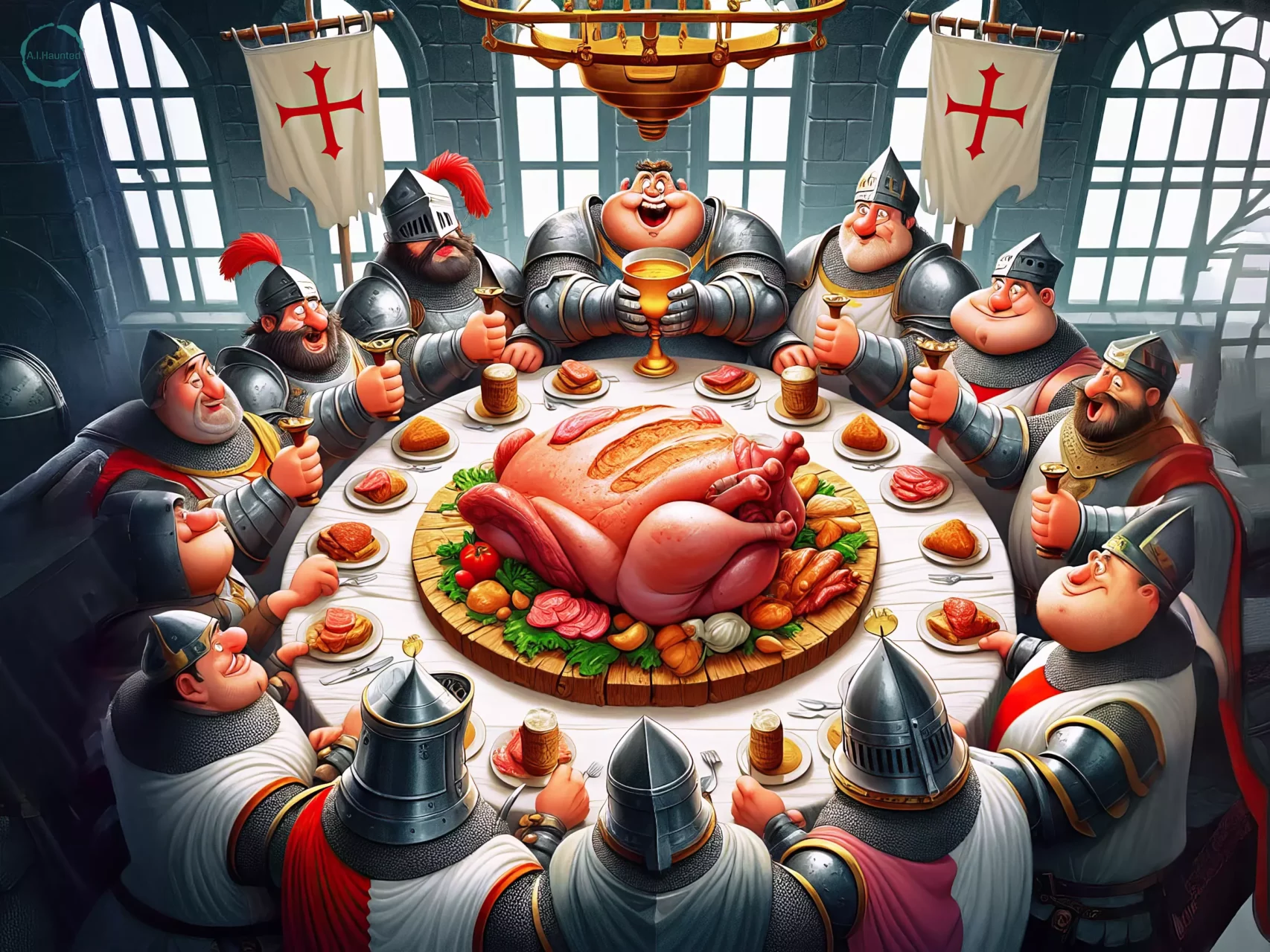 Top Story today King Arthur and his Dudes found the Holy Grail