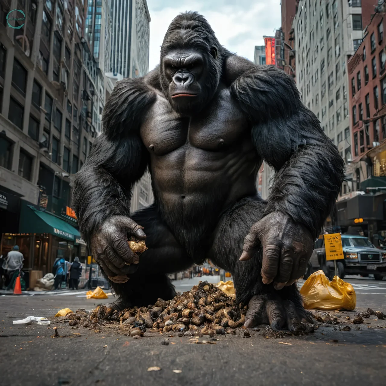 King Kong leaves his Marks everywhere