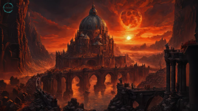 Approaching Dante's Inferno Entrance to the Dis Approaching Dante's Inferno Entrance to the Dis