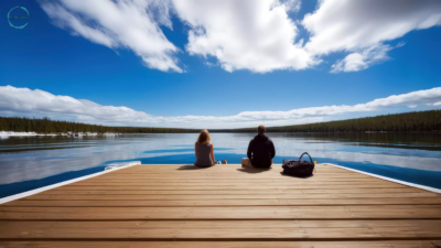 Relaxing at the Lake